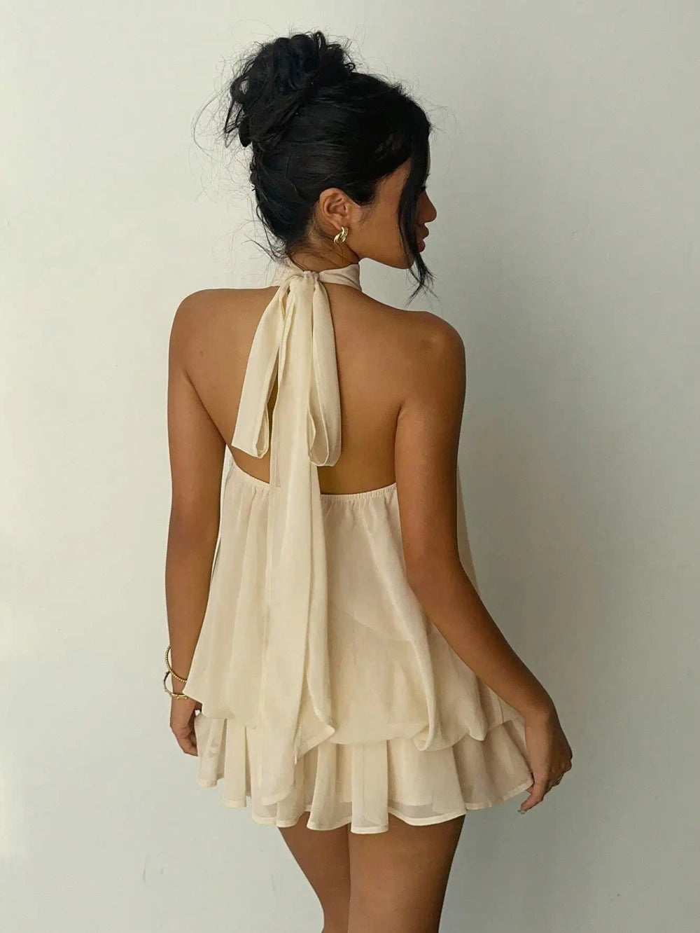 Aloruh Halter Mini Dress