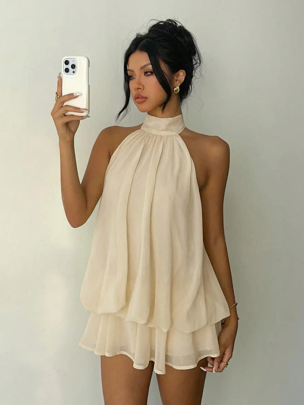 Aloruh Halter Mini Dress