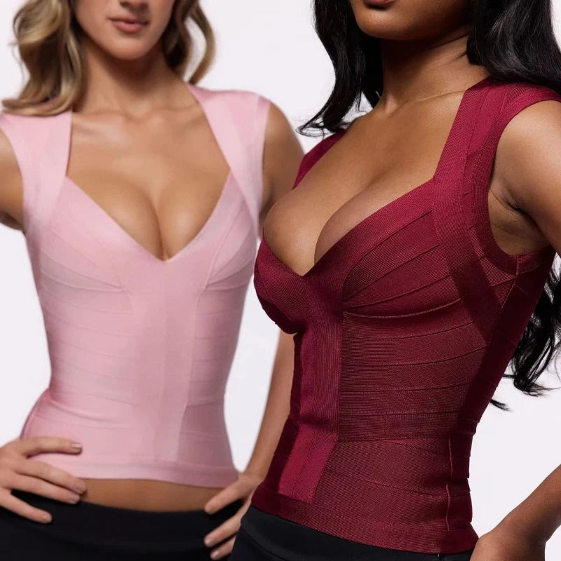 Retro Casual V-Neck Camisole
