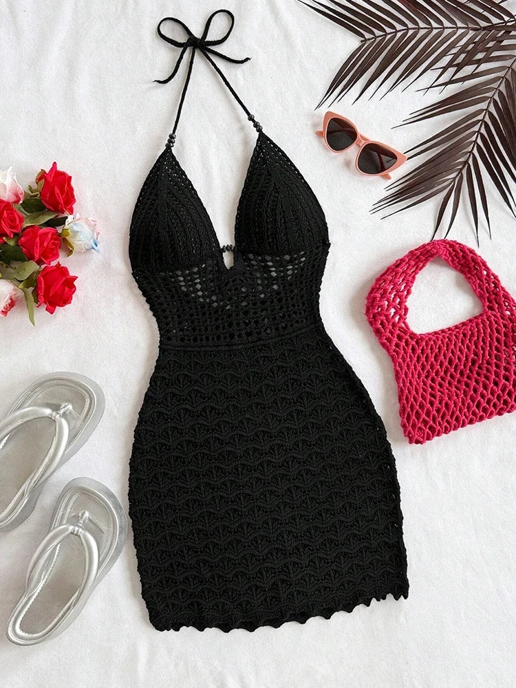 Knit Beach Mini Dress