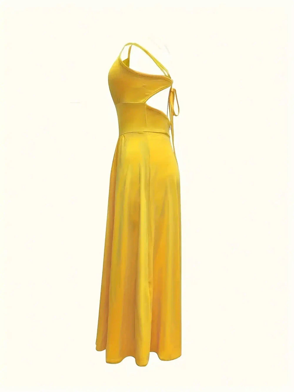 Backless Lace-Up Camisole Dress