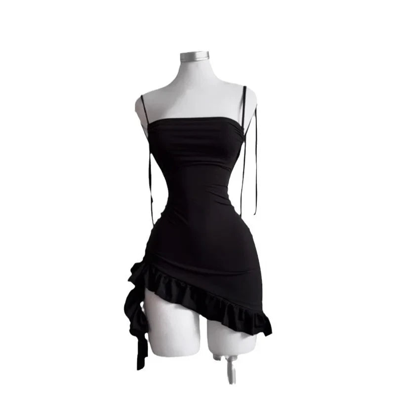 Sleeveless Backless Mini Dress