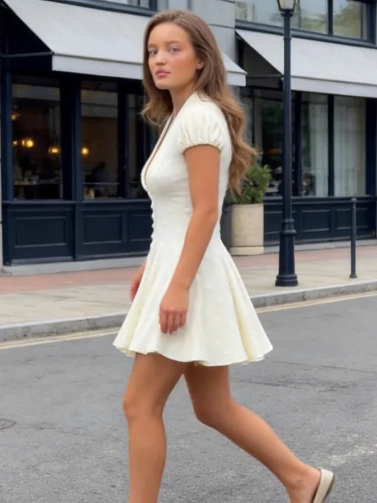 Polka Dot Mini Dress